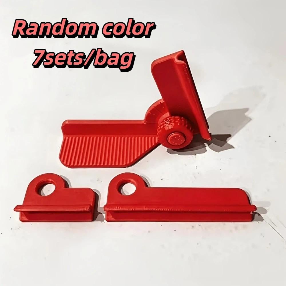 

7sets/bag Adjustable 3D Printed Angle Drill Locator Craft Tasks Random color