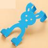 5PCS Rabbit Shape Door Back Hook Multifunctional Nail Free Cartoon Cute Durable Door Back Coat Hook for Household