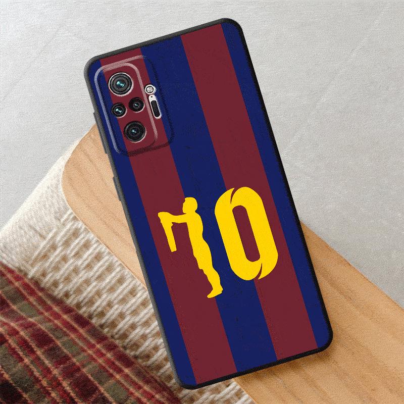 Cool Football Number Phone Case Xiaomi For Redmi 9 9A 9i 9C 9T 10 2022 10C 10A 12 12C 13C 14C K40 Pro A1 A2 Plus A3x A4 Cover