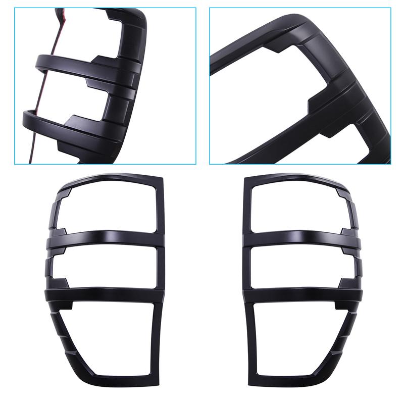 Rear Lamp Hoods Head Light Cover Tail Lights Cover For Ford Ranger 2012- Wildtrak XLT XL For Ford Ranger Raptor Lamp Cover