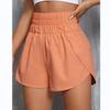 Women High Waist Elastic Sports Shorts 2022 Spring Summer