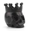 Halloween Crown Skull Candle Holder Votive Tealight Candle Stand Living Room Bathroom Candlestick Decoration Table Centerpiece Ornament
