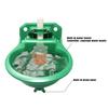 Goat Water Trough Horse Waterer Fountain Drinker Container 500ml Tank for Farm Poultry Dogs Chicken Coop Cattle Pet Sheep