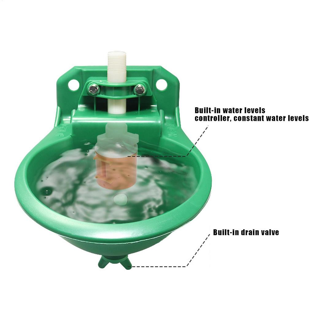 Goat Water Trough Horse Waterer Fountain Drinker Container 500ml Tank for Farm Poultry Dogs Chicken Coop Cattle Pet Sheep