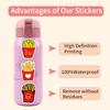 55 French Fries French Fries Graffiti Stickers Decorative Scooter Laptop DIY Stickers