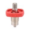 CO2 Tank Connector Red Square G5/8 to 1/4 Bspp Stainless Steel CO2 Tank Connector for Replacement