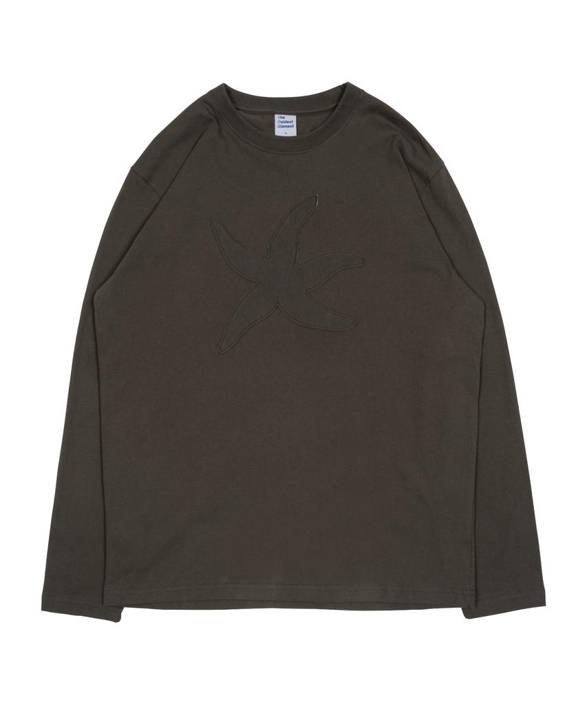 THE COLDEST MOMENT Tcm Vintage Logo Long Sleeve (Brown)