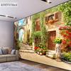 Wall Mural European Town Street View 3D Wallpaper Stereo Space Murals Living Room Backdrop Decorative Photo Wall Paper