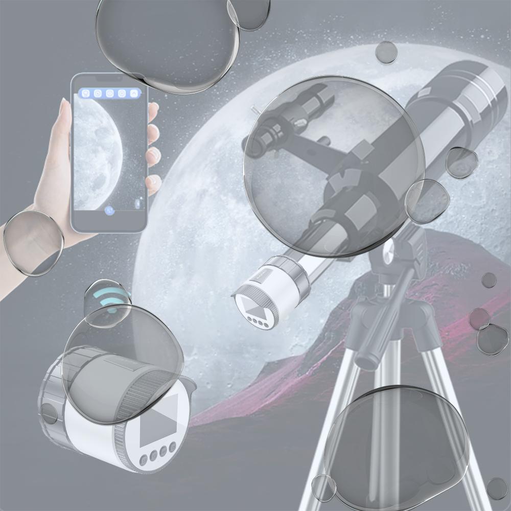 Electronic Eyepiece Camera 2-Inch Screen Telescope Camera Eyepiece Digital Eyepiece for Astronomical Telescope Accessories