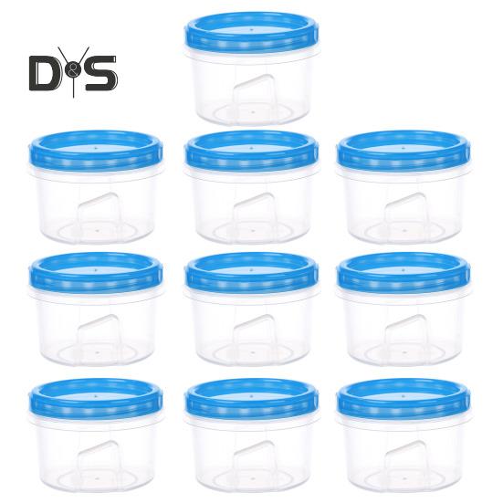 

10 шт. контейнеров для супа с винтовыми крышками, многоразовые контейнеры для хранения еды, герметичные контейнеры для супа, не содержащие бисфенол-А, многоразовые контейнеры для приготовления пищи S