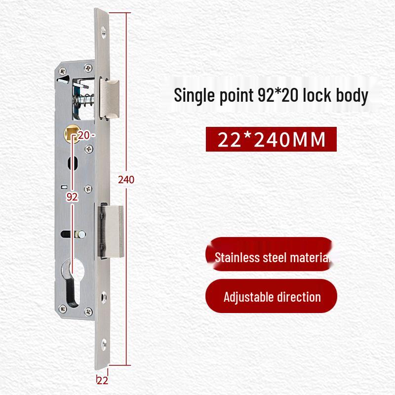 Smart Stainless Steel Fingerprint Lock - Broken Bridge Aluminum, Single/Multi-Point, Alloy Door Lock (8535, 8520, 8530)