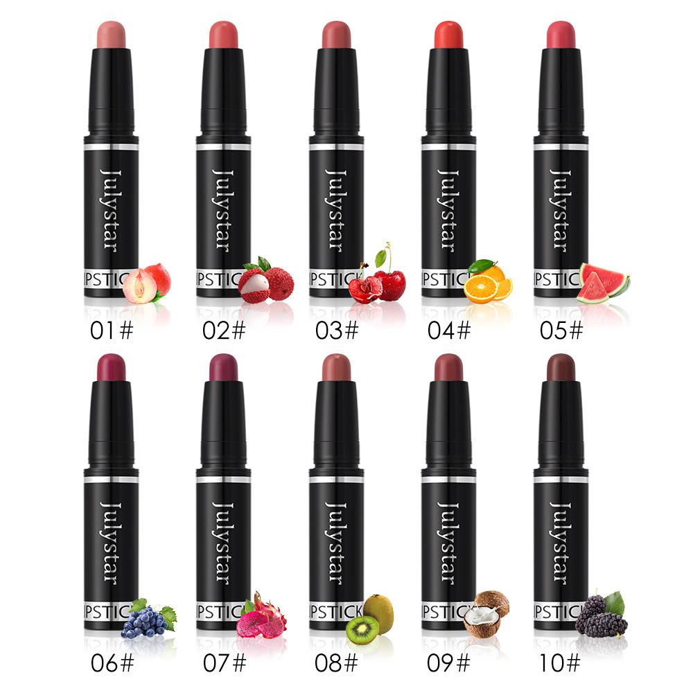 Matte Matte Surface, Easy To Color, Rotating Lipstick Pen, Cosmetics Do Not Fade, Do Not Stick To the Cup Lipstick