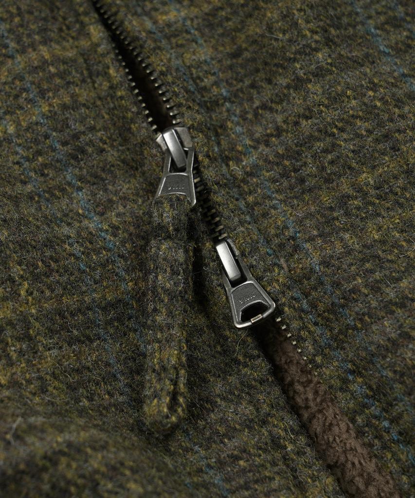 Frizmworks Fluffy Wool Harrington Jacket _ Seaweed