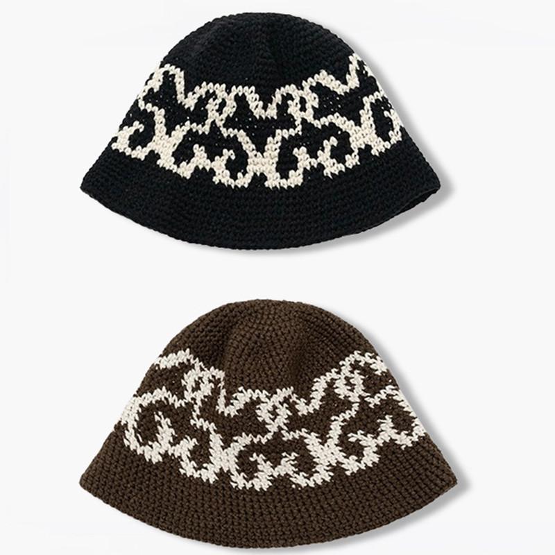 Versatile Style Hat Simplicity Menwomens Warm Knitted Hatscaps Fishermans