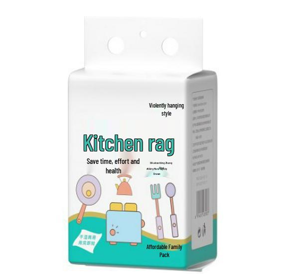 

Впитывающая кухонная салфетка двойного назначения - Одноразовая, для влажной и сухой уборки