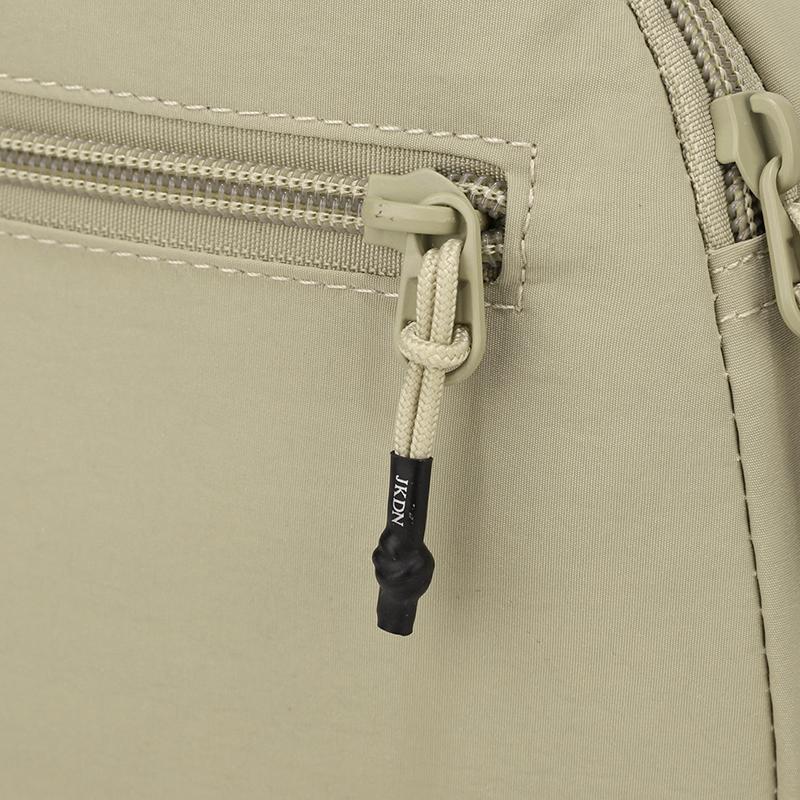 Solid Color Nylon Crossbody Bag Multi Pocket Casual Shoulder Bag for Women
