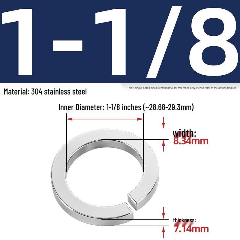 US UK Standard 304/316 Stainless Steel Anti-Loosening Spring Lock Washer