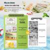 ecoco Press-Type Silicone Ice Cube Tray