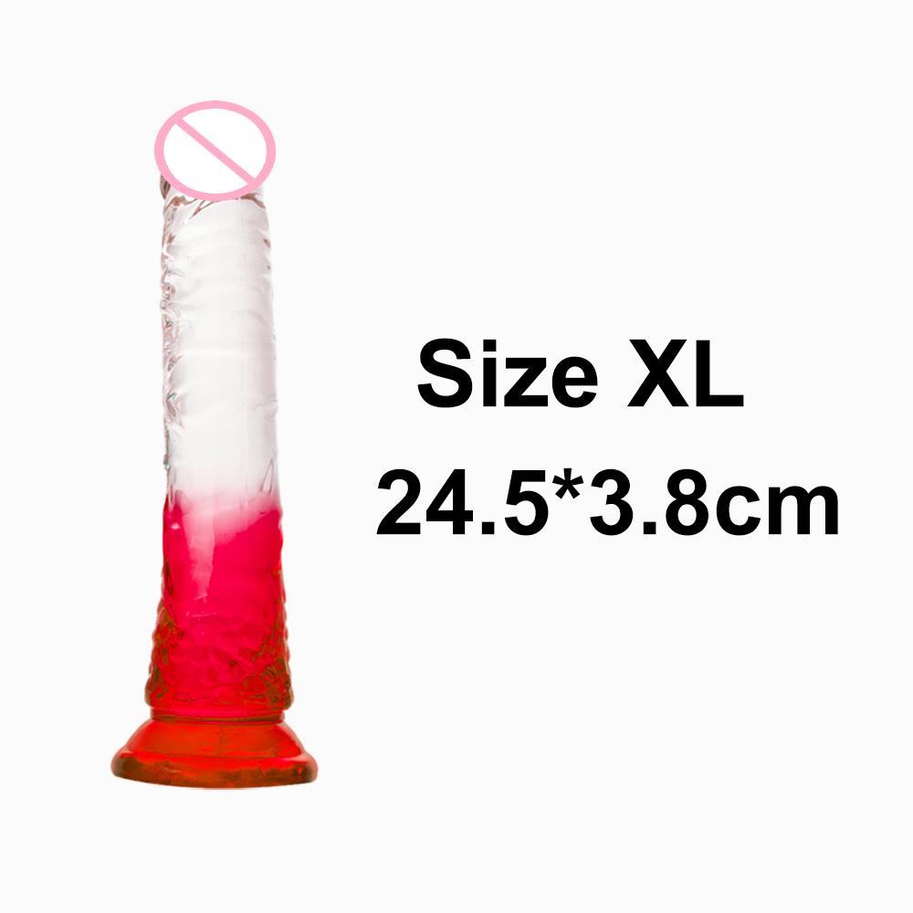 Realistische Analdildos für Frauen, erotischer weicher Jelly-Buttplug, Penis, Schwanz mit Saugnapf, G-Punkt, Orgasmus, Sexspielzeug für Erwachsene