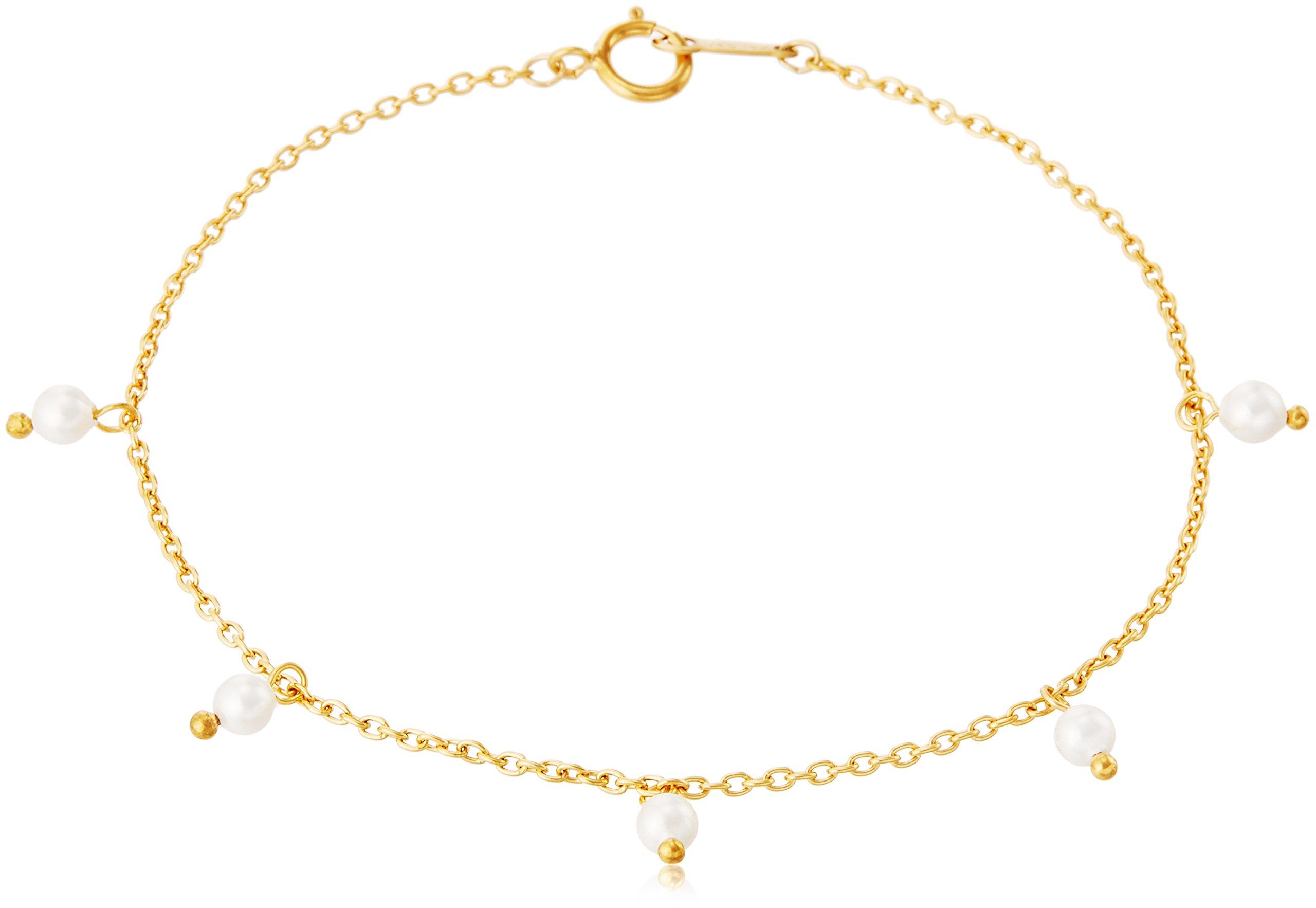 

BLOOM [Official] Women s 14K Gold-Filled Shell Pearl Bracelet (0551-0644-0014-0000)