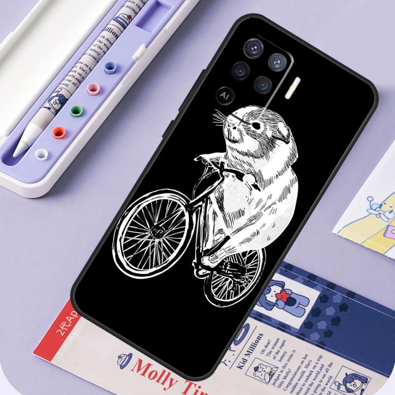 Funny Guinea Pig For Oppo A40 A60 A80 A94 A74 A54 A15 A18 A38 A58 A78 A98 A16 A76 A96 A57 A17 A77 A5 Pro Case