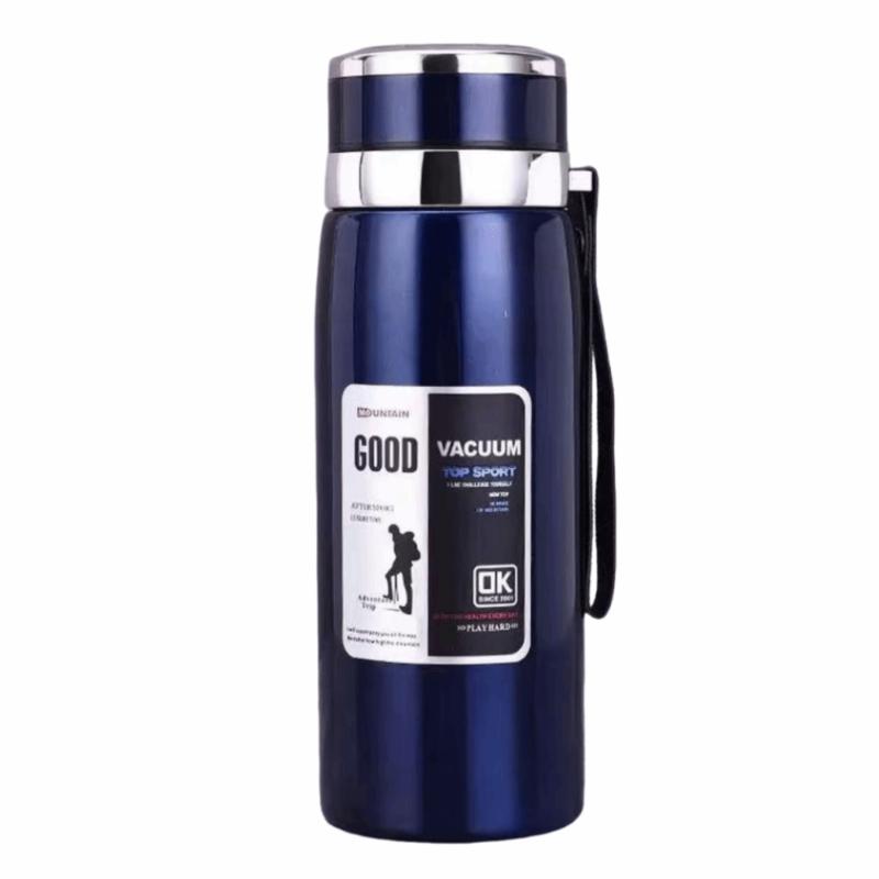 800/1000Ml Sports Thermos Bottle Large Capacity Stainless Steel Insulated Water Bottle Heat-Resistant Creative
