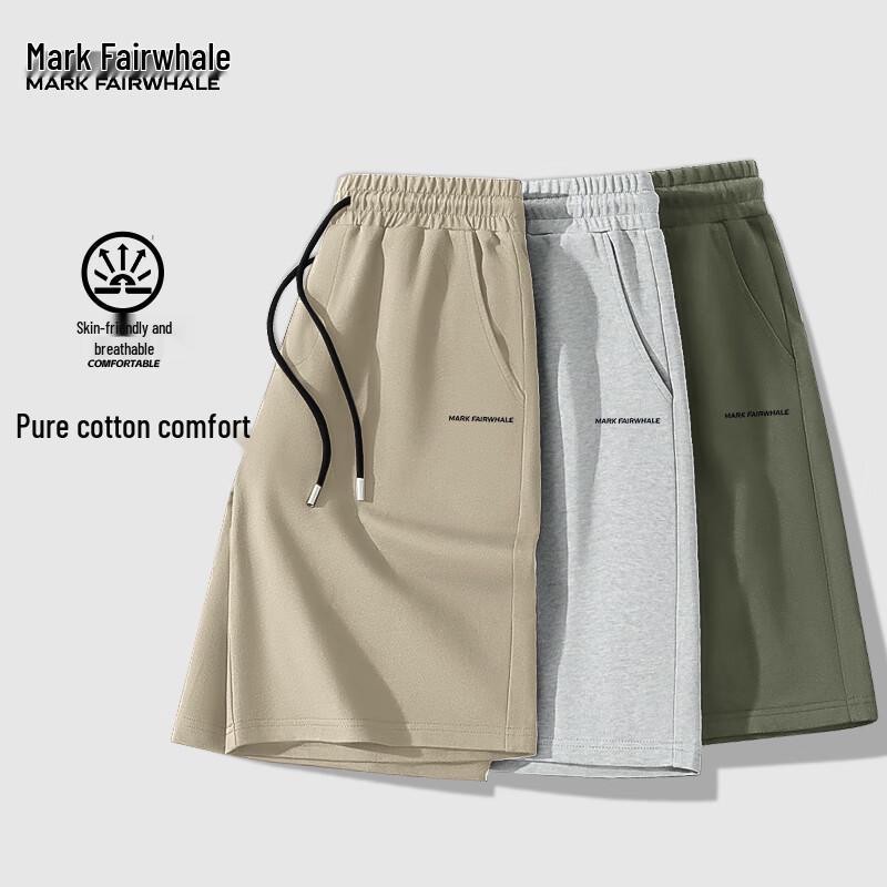 

Mark Fairwhale Мужские хлопковые повседневные прямые шорты M