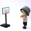 Miniature Basketball Hoop Set for 1/12 Doll House Decoration Educational Model for Children Creativity Easy Assembly