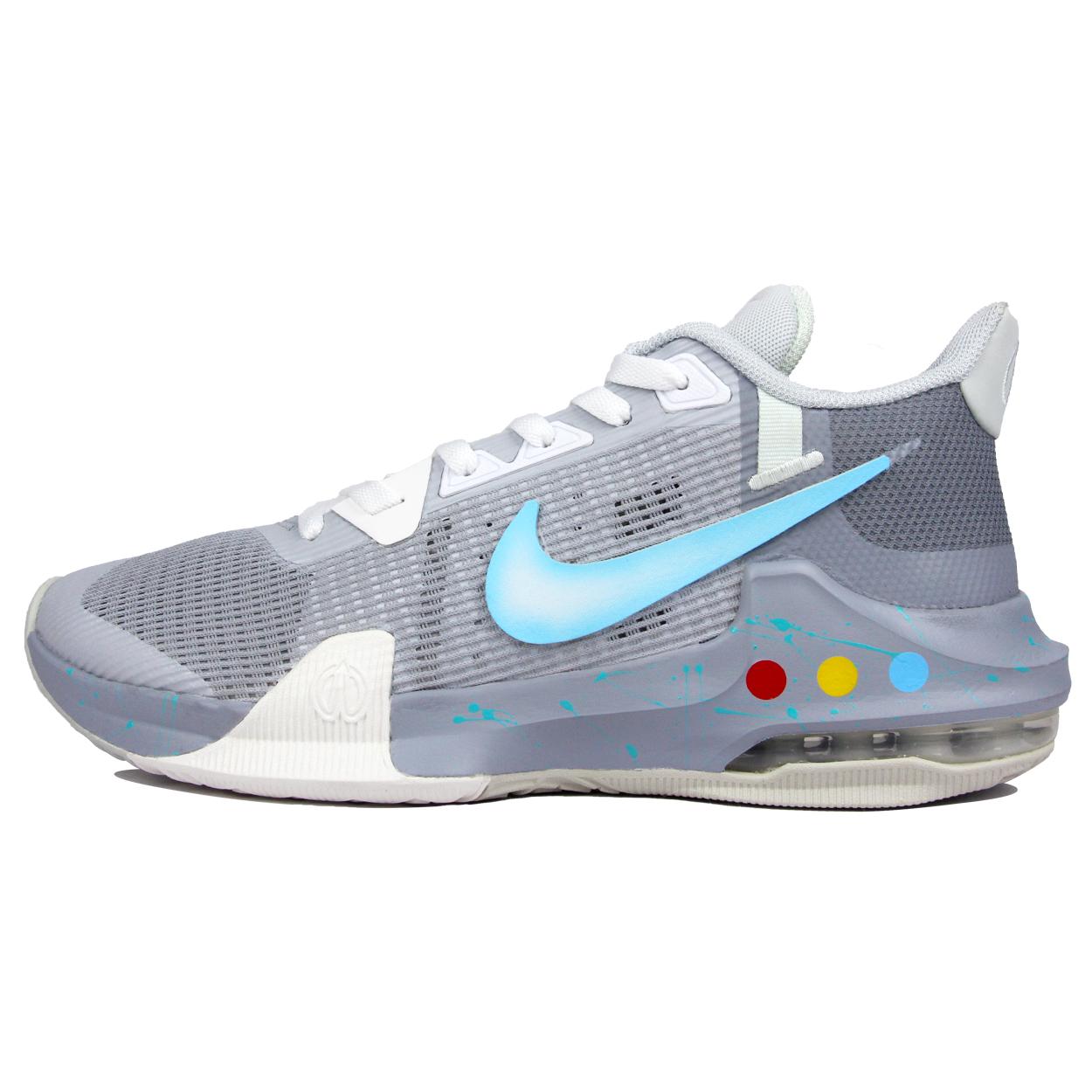 

Nike Air Max Impact 3 Abrasion Resistant Abrasion Resistant Low top Basketball Shoes Men s Gray Blue DC3725-004(TeamJ-) 42