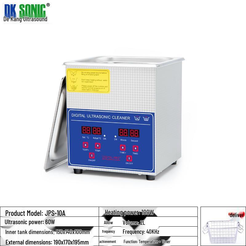 Compact Ultrasonic Cleaner for Dental and Jewelry Tools