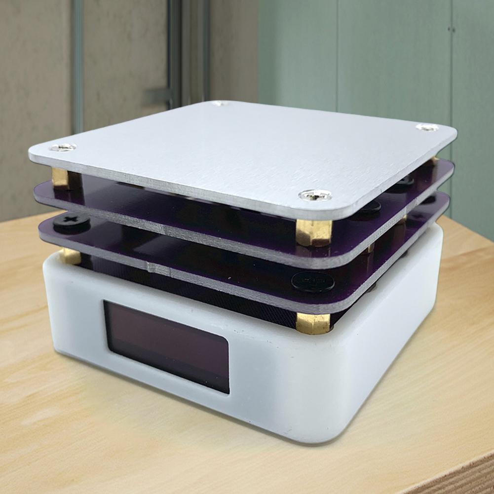 65W Soldering Hot Plate Constant Temperature PCB Board Preheating Platfor with Screen Display Adjustable DIY Welder Hot Plate