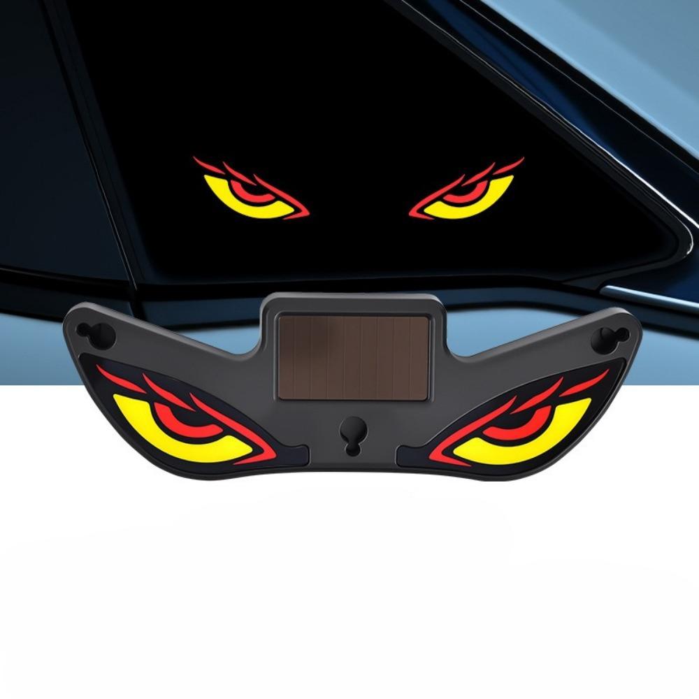 Wireless Solar Demon Eye Light Solar Powered Vehicle Signal Lights  Car Interior