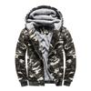 Camouflage Sweatshirt Korean Style Casual Cardigan Autumn and Winter Zipper Pocket Hooded Printed Long-sleeved Jacket Top