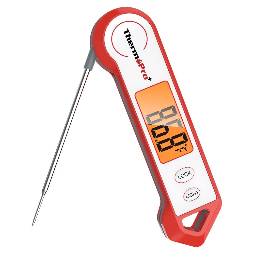 

Waterproof Meat Thermometer Instant Read Folding Probe Magnetic Backlight LCD Cooking BBQ Grill Tool Accurate Temp Range -58 to United States