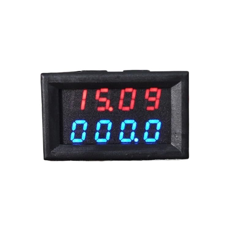 

Digital Display DC Dual Display Voltage and Ammeter high-Precision Four-Digit LED Digital Display Dual-Function mA Meter (Size : Red Green0-33.00V) Red Red0-33.00V