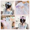Doyime 3-Piece Ribbon Hair Clip Hair Accessory Set for Kids, Bow Princess Hairpins, Stylish and Cute, Perfect for Recitals, Cosplay, Birthdays,