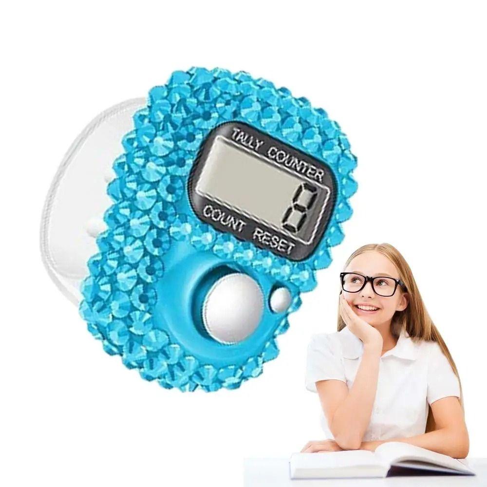 Electronic Finger Counter Hand Held Finger Ring Tally Manual Hand Counter  Sports
