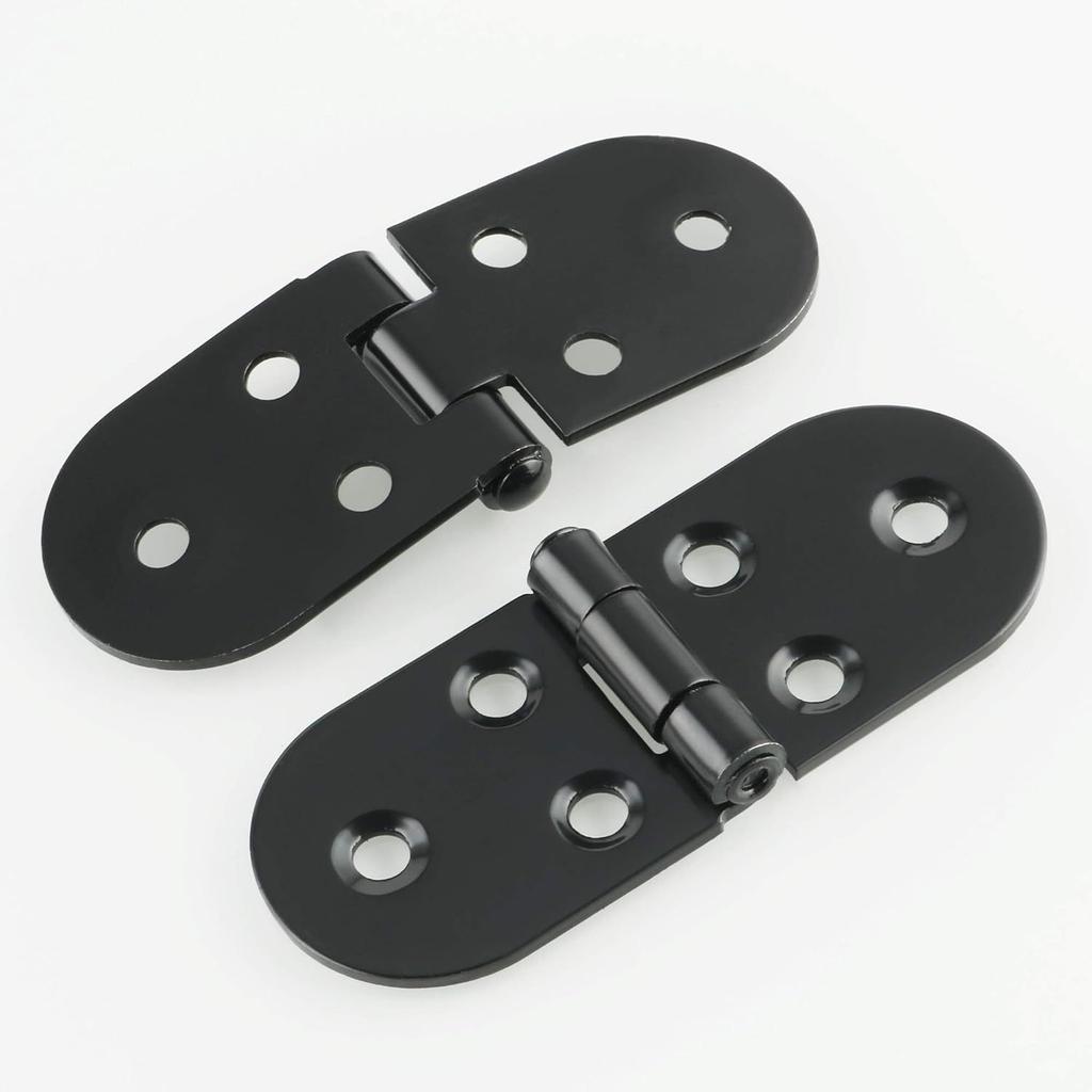 6pcs Metal Folding Flip Hinge, Suitable for Sewing Machine Tables, Mini Cabinets, Wardrobes, and Wardrobe Doors