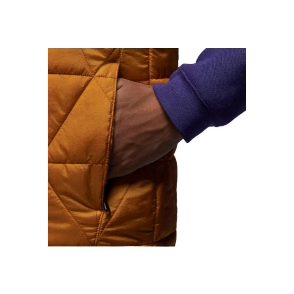 Jordan Einfarbige Logo-Weste mit Rundhalsausschnitt für Herren Westen Wüsten-Ocker FB3266-754