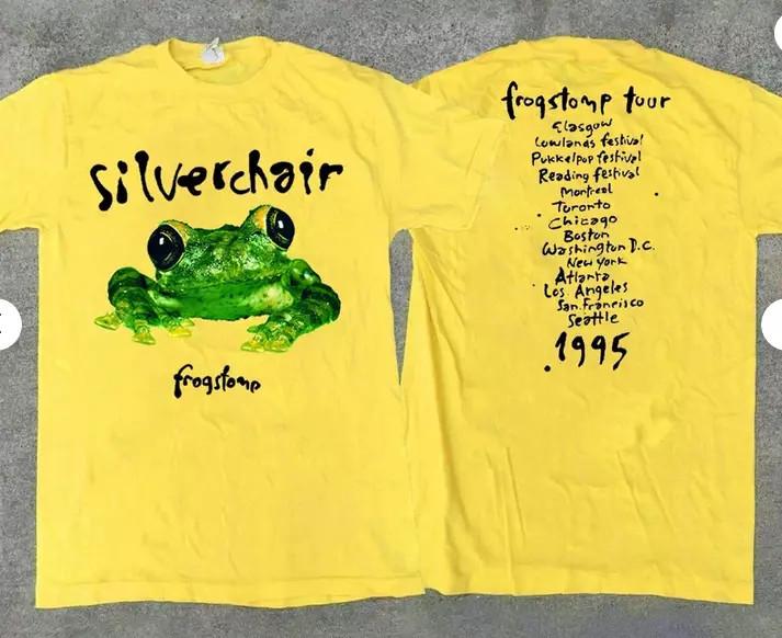 

Винтажная промо-футболка Silverchair Frogstomp 1995 года. Футболка «Дейзи» S