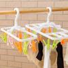 20 Clips/32 Clips Underwear Drying Rack Plastic Laundry Clip Clothes Hanger  Bathroom