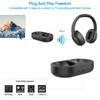 Căști Wireless Bluetooth + 2.4G pentru Transmițător TV Cu Bază de Încărcare Intrare Optică RCA Aux Căști Capacitate Mare