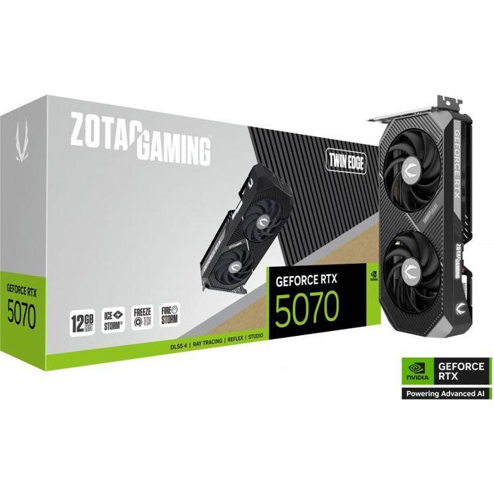 ZOTAC - Gaming-Grafikkarte - GeForce RTX 5070 - Twin Edge - 12 GB