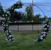Round Balloon Arch Stand for Outdoor Wedding Celebrations - Wrought Iron Ring Decoration in Stock