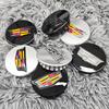 3D For Cadillac Escalade Deville CTS CT5 XT5 XTS XLR BLS SLS STS ATS 67mm 4pcs Car Wheel Center Hub Caps Cover Emblem Accessorie