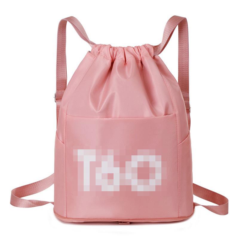 

Легкий спортивный рюкзак на шнурке для баскетбола, футбола, тренажерного зала и путешествий розовый