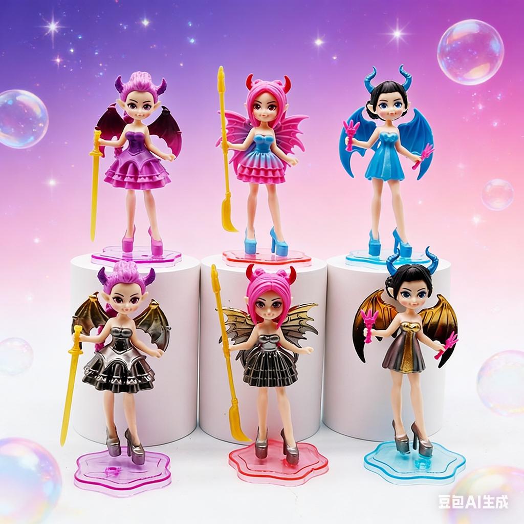 Explosive 4.5-inch Witch Hunter Girl Group Figure Star Ornament Surrounding Korean Game Dolls 6 Models