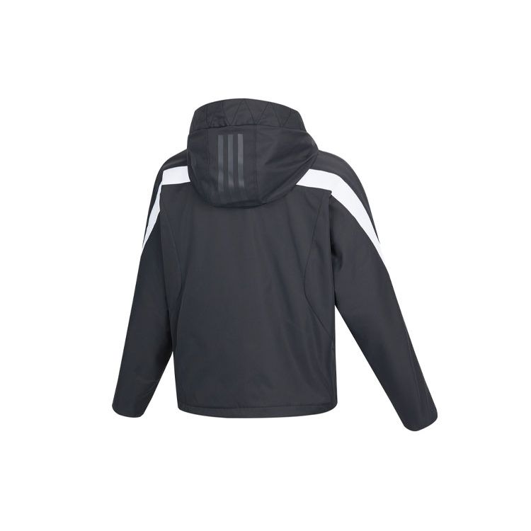 Adidas Sport Hooded Jacket Women Outerwear Black HF2469