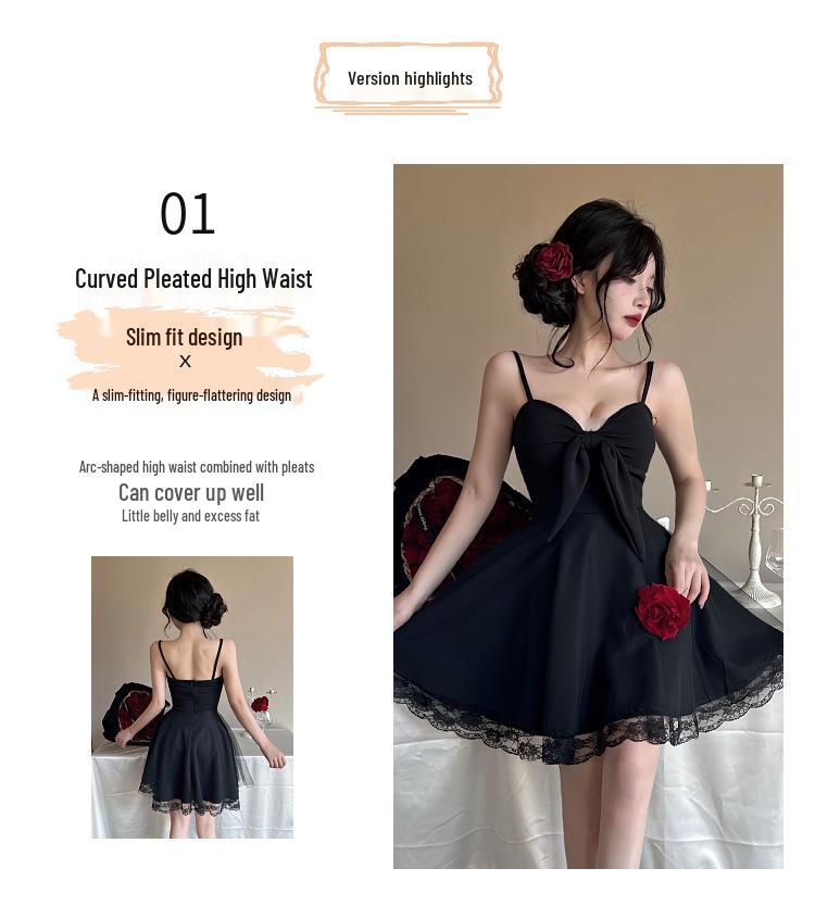 Sweet Princess Mesh Patchwork Camisole Dress – Elegant Waist-Cinched A-Line Mini with Open Back