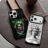 Medusa Griechische Mythologie Schau Mich An Handyhülle Für iPhone17,16,15,14,13,12,11 Plus,Pro Max Schwarz Candy Silber Beschichtet Hülle